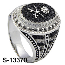 2016 Новая модель Micro Setting 925 Серебряное ювелирное кольцо для мужчин (S-13370)